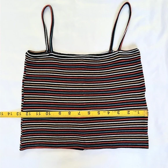 Volcom Strype Hype Crop Tank - Black Multi - S - Picture 7 of 9